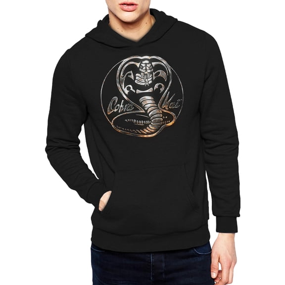 Cobra Kai Men's & Big Men's Cobra Kai Snake Hoodie Sweatshirt Sizes S-3XL