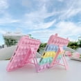 thumbnail image 4 of Funda para iPad Mini 6 2021 - Bubble Fidget Sensory iPad 8.3 Funda para niños Elegante funda antiestrés suave con diseño de arcoíris a prueba de golpes y soporte plegable (Rai, 4 of 5