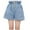 Z4-Blue-kids shorts, variant on MKOSPLRT Lace Jeans Shorts for Girl 2-12 Years Elastic Waist Baggy Wide Leg Denim Shorts Solid Color Wash Jeans with Pearls Pockets
