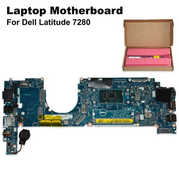 Pre-Owned Dell Latitude 7280 Laptop Motherboard w/ Intel i5-7200U 2.5GHz CPU - NYJY5