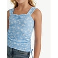 thumbnail image 3 of Justice Girls Cinched Floral Tank, Sizes XS - XLP, 3 of 6