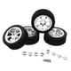 thumbnail image 2 of 4 ruedas y neumáticos RC Neumáticos y llantas RC Neumáticos para coche RC Crawler plateado, 2 of 9