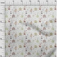 thumbnail image 3 of oneOone Cotton Jersey White Fabric Circus Quilting Supplies Print Sewing Fabric By The Yard 58 Inch Wide-aB, 3 of 5