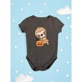 thumbnail image 3 of Cute Baby Sloth W Pumpkin. Bodysuit Infant -Image by Shutterstock,  24 Months, 3 of 4