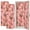 Color 2, variant on Pink 2 Pcs School Locker Magnetic Wallpaper for Girls 12" x 36" Flamingo Tropical Floral Soft Pink Watercolor Style Botanical Foliage Reusable Removable Locker Accessories Back to School Supplies