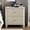 Beige, variant on Fluted Nightstand, 21.65" Wide Side Table with 3 Drawers, Mid Century Modern Wood NightStand with Metal Handle, Wooden Bedside End Table for Bedroom, Living Room, Closet, Beige