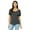 Charcoal Heather, variant on Bella + Canvas Ladies' Slouchy T-Shirt - 8816