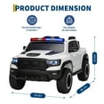 thumbnail image 6 of Eastvita 12V Licensed RAM Electric Pickup Truck for Kids, Dual Motor, Remote, LED, Music, Storage, 6 of 7