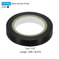 thumbnail image 2 of Unique Bargains 32.8Ft Tennis Racket Badminton Racquet Grip Finishing Tapes, Black/White 6 Pack, 2 of 5