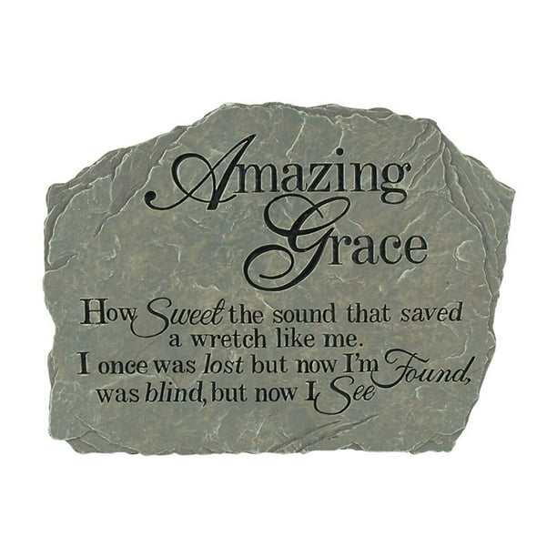Carson Home Accents Amazing Grace Garden Stone