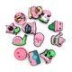 thumbnail image 5 of Juego de 12 hebillas decorativas con forma de rosa para zapatos con agujeros de dibujos animados, bonitas y pequeñas hebillas de flores desmontables, 5 of 5