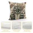 thumbnail image 4 of YANMS Nautical World Map Compass- Throw Pillow Covers Throw Pillow Cushion Cases Decoration For Couch Sofa Pillow Covers cojines de Cute Throw Pillows Covers For Bed Home Decor, 4 of 5