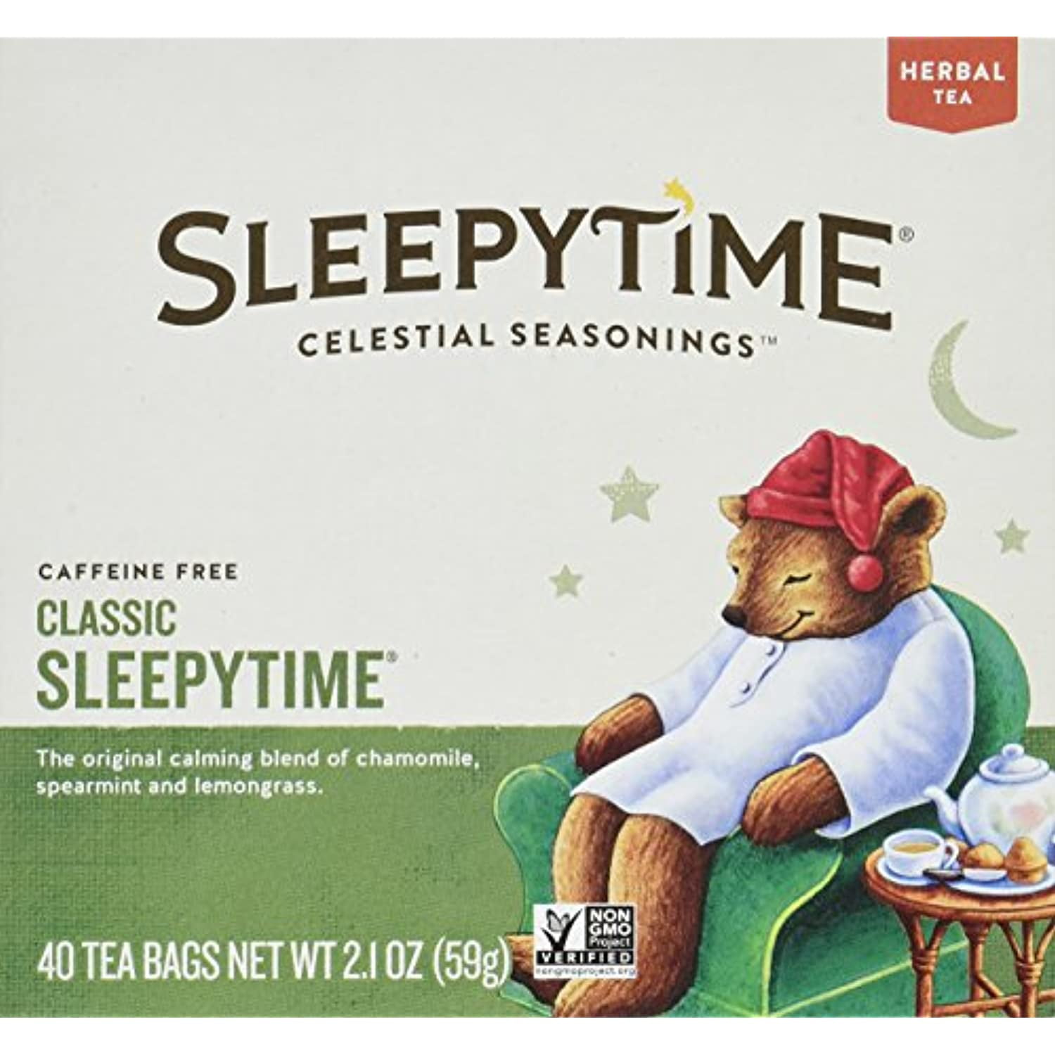 Celestial Seasonings Sleepytime Herb Tea Bags, 40 Count - Single Pack