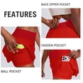 thumbnail image 3 of Pinspark Women Tennis Skirt High Waist Pleated Athletic Skirt Tummy Control Golf Skorts Cute Casual Pickleball Skirt, 3 of 6