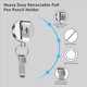 thumbnail image 5 of 3 Paquete de Portalápices Retráctil de Alta Resistencia, Bolígrafo con Cordón Retráctil Universal para Carpinteros, Enfermeras y Camareras, 5 of 8