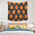 thumbnail image 2 of Happy Halloween Tapestry Table Covers Evil Pumpkin Ghost Tapestries for Halloween Party Decoration (59x59 in), 2 of 6