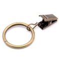 thumbnail image 2 of Anillos de cortina de bronce con clips, metal de alta calidad que garantiza durabilidad y resistencia al óxido, para uso residencial y comercial (50 piezas, 32 mm de diámetro), 2 of 5