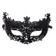 thumbnail image 1 of Glitter Masquerade Zulema Disfraces Accesorio Cubierta de la mascarada Negro 20 cm x 11 cm, 1 of 7