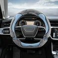 thumbnail image 5 of Blasgw Car Steering Wheel Cover Car Warm Non-slip Handlebar Cover Winter Antifreeze Hand Car Steering Wheel Cover Light blue, 5 of 8