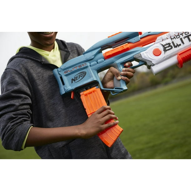 Nerf Elite 2.0 Motoblitz Blaster, 2 Blast Modes, Motorized 10-Dart