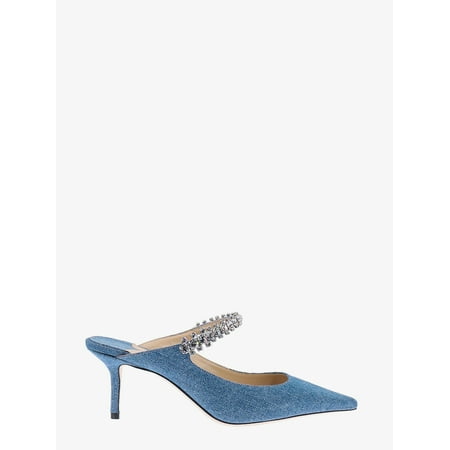 

WOMAN Denim mule with rhinestone detail