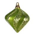 thumbnail image 1 of Vickerman M1332LM 6 in. Lime Candy Glitter Swirl Diamond Ornament, 1 of 1