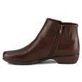 thumbnail image 4 of Ros Hommerson Ezra Women's Inside Zipper Ankle Bootie In Brown, 4 of 6