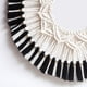 thumbnail image 3 of Espejo para colgar en pared, espejo con flecos de macramé para el hogar, sa de estar, apartamento, dormitorio, decoración de guardería pa Negro Sunnimix Tapiz de Macramé Espejo, 3 of 8