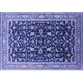 thumbnail image 1 of Ahgly Company Indoor Rectangle Oriental Blue Industrial Area Rugs, 2' x 4', 1 of 4