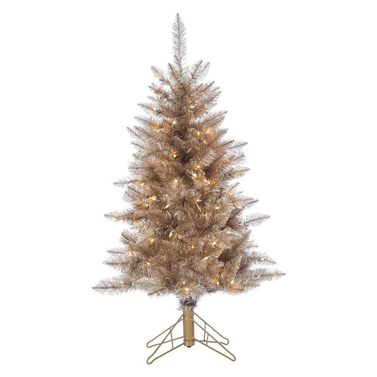 4 ft sale gold christmas tree