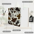 thumbnail image 6 of Cow Print Textures Wall Clock Silent Non-Ticking For Home Office Decor, Decorative Clock Art, 6 of 7
