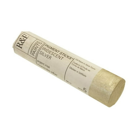 UPC: 0836943003811 | R&F Handmade Paints Pigment Stick  100ml  Iridescent Silver