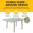 thumbnail image 4 of Easter Table Cloths for 6 Foot Rectangle Tables, Farmhouse Gnomes Rabbits Eggs Wooden Grain Patio Waterproof Elastic Fitted Tablecloths, Washable Rectangular Table Cover for Camping, 4 of 8