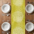 thumbnail image 6 of Boho Flowers Table Runner - 72 Inch Long, Kitchen Dining Table Runner Dresser Scarves, Yellow Floral Vintage Bohemian Watercolor Farmhouse Decor for Coffee Tables Wedding Party Banquet, 6 of 8