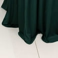 thumbnail image 3 of Efavormart Hunter Emerald Green Round Spandex Cocktail Table Cover With Natural Wavy Drapes - Perfect for Wedding, Party, Indoor & Outdoor Events, Holiday Parties, Showers, Corporate Affairs, Banque, 3 of 5