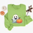 thumbnail image 6 of VKOYWKM Sweatshirts for Women Halloween Spooky Season Graphic Pullover Top Cute Crewneck Sweatshirt Oversized Long Sleeve Fall Sweatshirts, 6 of 6