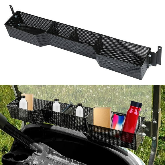 Labwork Front Inner Storage Basket and Rack Fit for 2000-2021 Club Car Precedent DS Gas & Electric Golf Carts