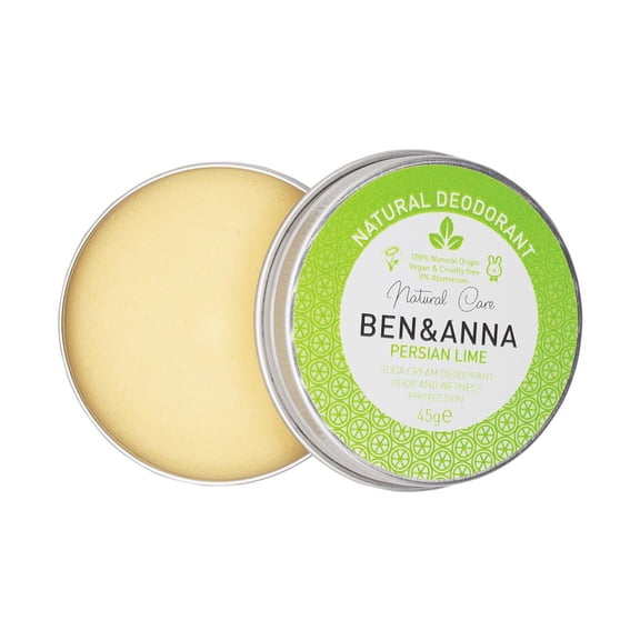Ben & Anna Natural Persian Lime Cream Deodorant Tin 1.59 oz