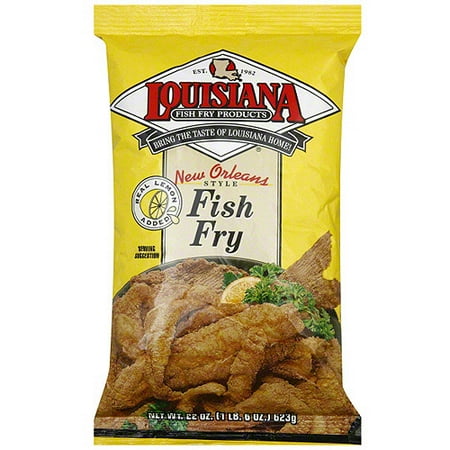 Louisiana Fish Fry Products Fish Fry With Lemon, 22 oz (Pack of 12)