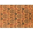 thumbnail image 1 of Ahgly Company Indoor Rectangle Oriental Orange Industrial Area Rugs, 4' x 6', 1 of 4