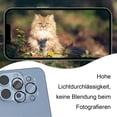 thumbnail image 4 of Paquete de 3 protectores de cristal para cámara compatibles con iPhone 13 Pro/iPhone 13 Pro Max [Instalación rápida] Resistente a arañazos, HD transparente,, 4 of 5