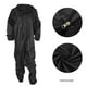 thumbnail image 3 of 2X Impermeable de Motocicleta de Moda/Impermeable Combinado/Overol Hombres y Mujeres Traje de Lluvia de Fisión Abrigo de Lluvia Talla XL Negro, 3 of 7