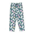 thumbnail image 4 of Xecao Cute Rabbit Easter Women's Straight Lounge Pajama Pants: The Epitome of Relaxed Sleepwear, 4 of 9
