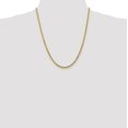 thumbnail image 5 of Solid 10k Yellow Gold 4.2mm Diamond-cut Rope Chain - 18", 5 of 8