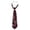 Brick Red, variant on Men Classic Solid Color Tie Chain Pattern Necktie for Students Unisex Fashion Necktie for Business and Wedding