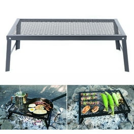 ELK Foldable Heavy Duty Stainless Steel Grill Portable Cooking Grate for Camping Hiking BBQ Walmart