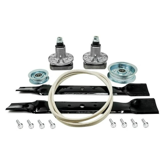 Lawn Mower Deck Rebuild Kit - 42 inch Spindle Blade Belt Idler Pulley for L100 L110 L118 Tractors GY20785