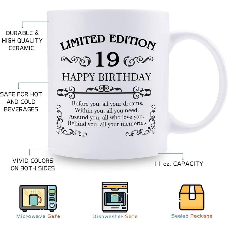 35th Birthday Tumbler, Funny Hot Drink Holder for 35 Year Olds, Gift for  Coworker, Present for Sister, Brother 