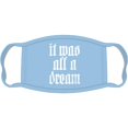 thumbnail image 1 of Biggie Smalls - Mascarilla All A Dream para Adultos Unisex (Azul Claro, Blanco), 1 of 2