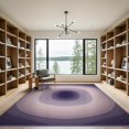 thumbnail image 2 of ODIKA 9'x12' Washable Area Rug Circular Formation Radiating Contemporary Decorative for Great Room, Indoor Concept, Large Living Low Pile, Flatwoven, 2 of 7